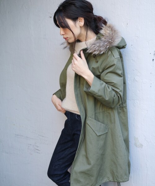 laboratory work（ラボラトリーワーク）の「モッズコート（ジャケット/アウター・カーキ）」の7枚目の写真