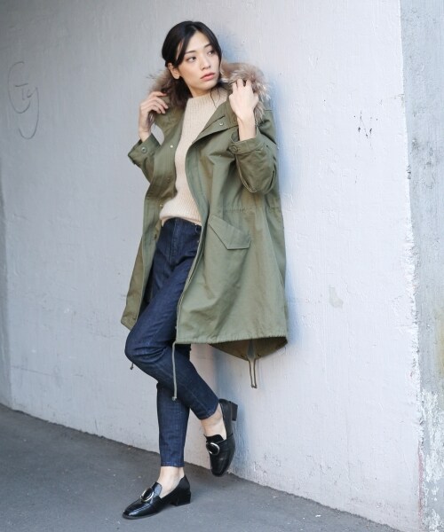 laboratory work（ラボラトリーワーク）の「モッズコート（ジャケット/アウター・カーキ）」の2枚目の写真