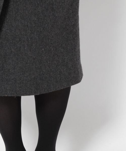 laboratory work（ラボラトリーワーク）の「タイトアシメラップスカート（スカート・グレー/チャコールグレー/ネイビー）」の14枚目の写真