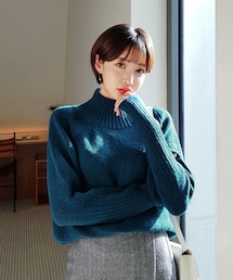 DHOLIC | ラグランハイネックニット(ニット/セーター)