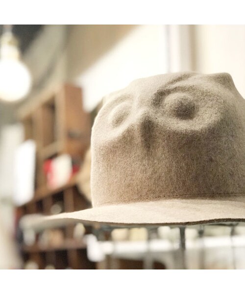KENT HAT(ケントハット)の「フクロウハット(ハット・メンズ・ベージュ・58㎝)」の1枚目の写真