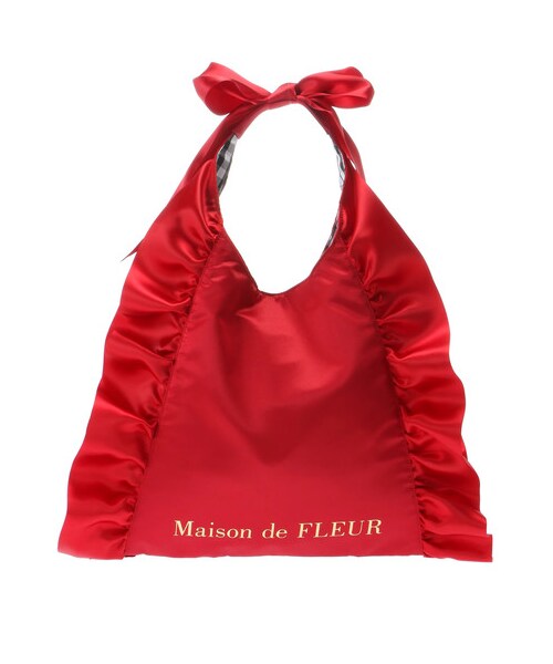 Maison de FLEUR（メゾンドフルール）の「フリルショルダートート