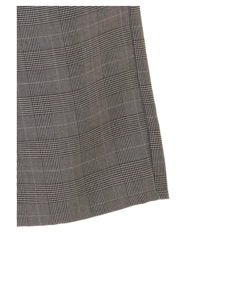 SEVENDAYS=SUNDAY（セブンデイズサンデイ）の「・TRグレンチェックワイドパンツ（パンツ・グレー/ブラウン・M/L）」の5枚目の写真