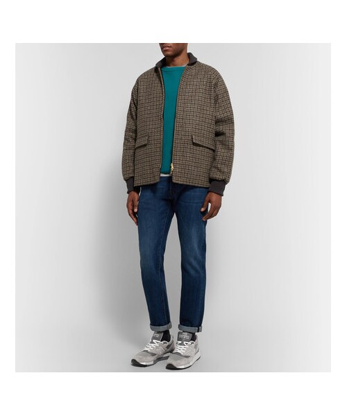 NEW BALANCE（ニューバランス）の「New Balance 998 Suede, Textured-Leather And Mesh Sneakers（スニーカー・メンズ・Gray・UK10.5/UK9.5/UK9/UK11/UK10/UK11.5/UK8/UK7/UK6.5/UK8.5/UK7.5）」の3枚目の写真