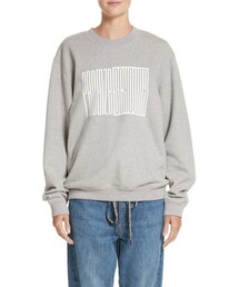 PROENZA SCHOULER | Women's Proenza Schouler Pswl Graphic Jersey Oversize Sweatshirt(スウェット)