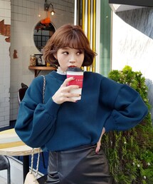 DHOLIC | バルーンスリーブニットプルオーバー(ニット/セーター)