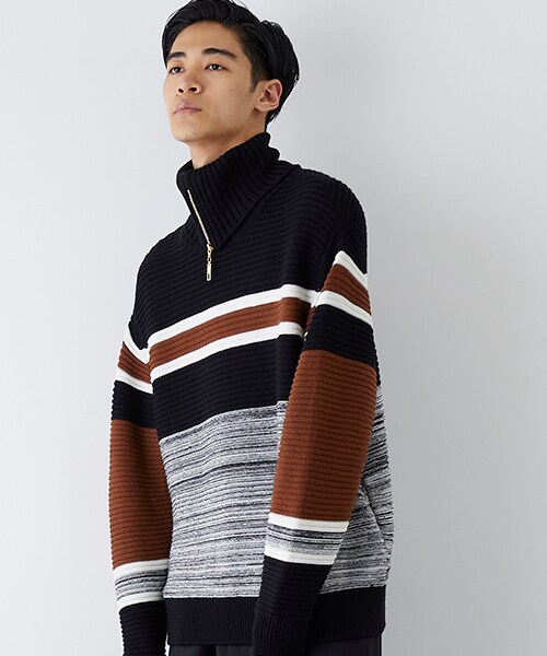 CULLNI（クルニ）の「ジップタートルニット（）」 - WEAR