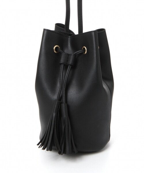 LOWRYS FARM（ローリーズファーム）の「アソートキンチャクＢＡＧ（バッグ・ブラック/ハナガラ/シルバー）」の5枚目の写真