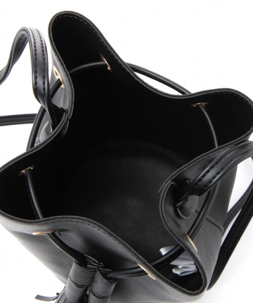 LOWRYS FARM（ローリーズファーム）の「アソートキンチャクＢＡＧ（バッグ・ブラック/ハナガラ/シルバー）」の10枚目の写真