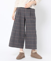 studio CLIP | コットンチェックワイドパンツ(パンツ)