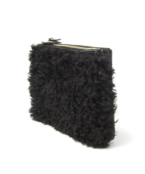 GLOBAL WORK（グローバルワーク）の「アソートファークラッチ（バッグ・オフホワイト(プードルファー)/オフホワイト/ブラック(プードルファー)/グレー(プードルファー)/ブラウン）」の7枚目の写真