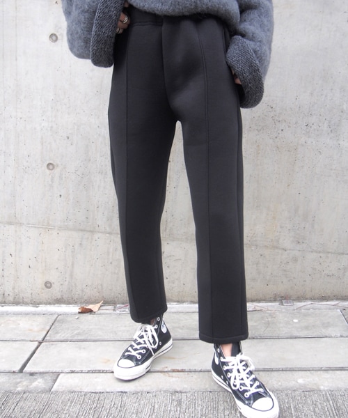 LAULEN（ローレン）の「BONDING TAPERED PT（その他パンツ・レディース・ホワイト/ブラック/チャコールグレー・フリー）」の2枚目の写真