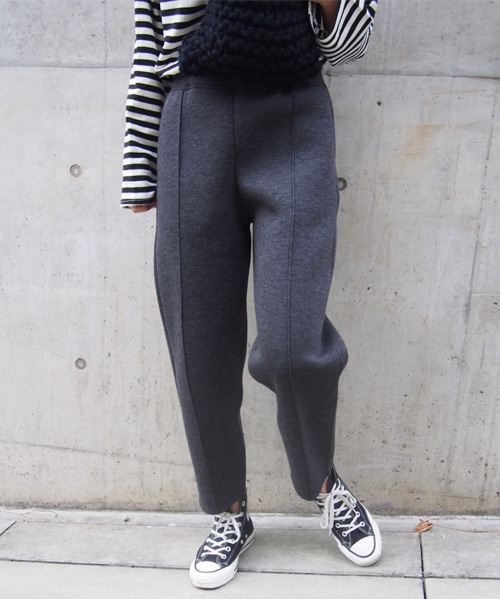 LAULEN（ローレン）の「BONDING TAPERED PT（その他パンツ・レディース・ホワイト/ブラック/チャコールグレー・フリー）」の3枚目の写真