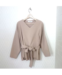 DOLLY SEAN | PARLMASEL set up ウエストリボントップス(シャツ/ブラウス)