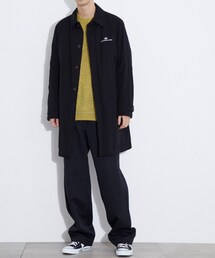UNDER COVER 2015A/Wプリマロフトスパイダーチェックコート UNDERCOVER(アンダーカバー) T／Window pane check trench coat プリマ