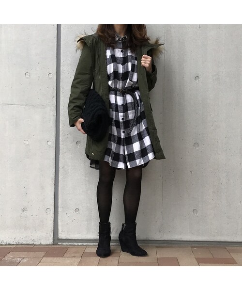 copine(コピン)の「大人カジュアルの定番!!ロングミリタリー薄中綿モッズコート(モッズコート・レディース・その他)」の3枚目の写真