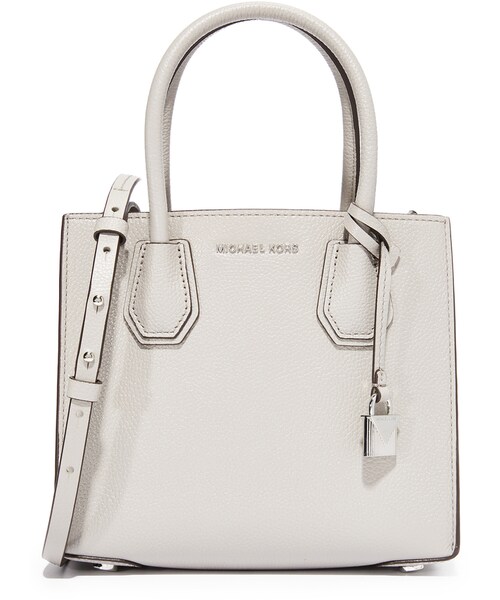 MICHAEL KORS(マイケルコース)の「MICHAEL Michael Kors Medium Mercer Messenger Bag(ショルダーバッグ・レディース・Gray・One Size)」の1枚目の写真