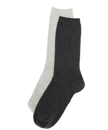 madewell | Madewell Two-Pack Ribbed Heather Trouser Socks(レッグウェア)