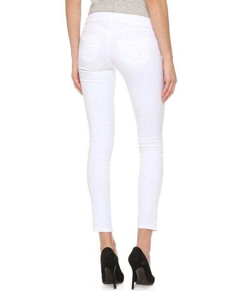 Siwy（スィーウィー）の「Siwy Hannah Slim Crop Jeans（デニムパンツ・レディース・White・23/24/25/26/27/28/29/30/31/32）」の4枚目の写真