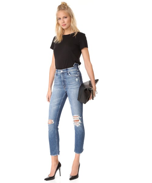 mother(マザー)の「MOTHER The Dazzler Shift Jeans(デニムパンツ・レディース・Blue・27/28/29/32)」の5枚目の写真