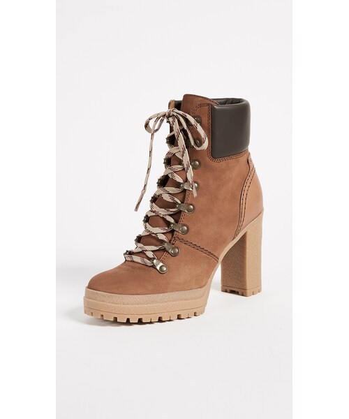see by chloe lace up boots