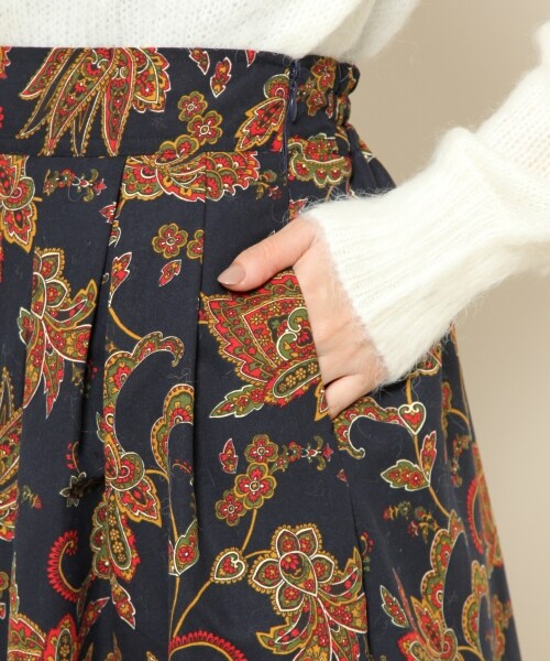 PAGEBOY（ページボーイ）の「ペイズリー柄フレアスカート（）」 - WEAR