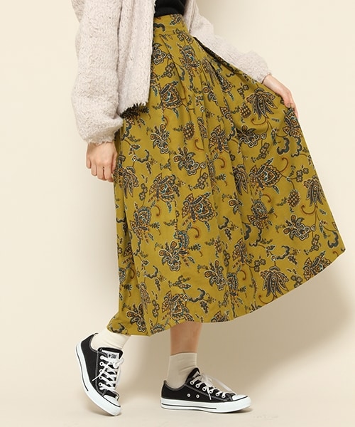 PAGEBOY（ページボーイ）の「ペイズリー柄フレアスカート（）」 - WEAR