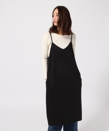 GLOBAL WORK | 2SETスエードキャミワンピース(ワンピース/ドレス)