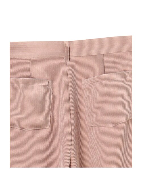 earth music&ecology（アースミュージックアンドエコロジー）の「・コーデュロイワイドパンツ（パンツ・アイボリー/キャメル/ネイビー/ピンクベージュ・M/L）」の7枚目の写真