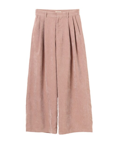 earth music&ecology（アースミュージックアンドエコロジー）の「・コーデュロイワイドパンツ（パンツ・アイボリー/キャメル/ネイビー/ピンクベージュ・M/L）」の12枚目の写真