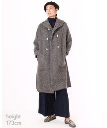 45R（フォーティファイブアール）の「ツイルKNIT PEA COAT