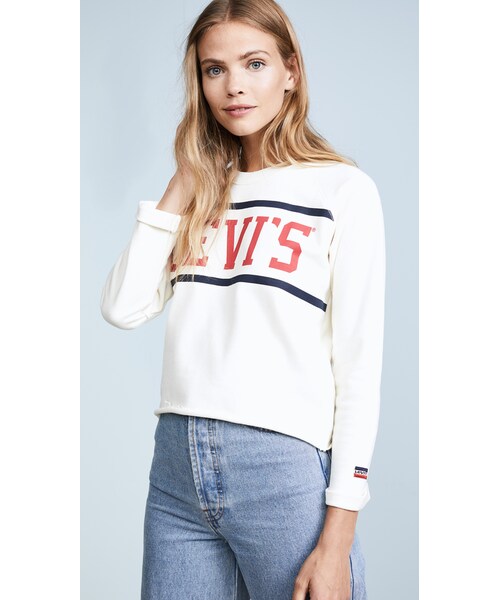 Levi's（リーバイス）の「Levi's Logo Sweatshirt（スウェット・レディース・White・L/M/S/XS）」の3枚目の写真