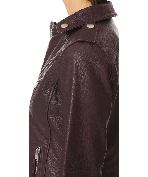 DOMA（ドマ）の「Doma Hooded Leather Jacket（ライダースジャケット 