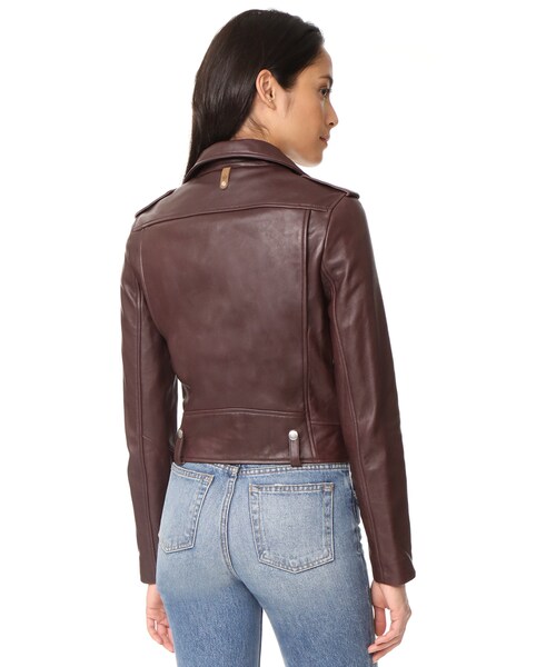 MACKAGE マッカージュ Baya-R Leather ライダースジャケット Mackage Baya Lambskin Biker Jacket | Saks Fifth Avenue