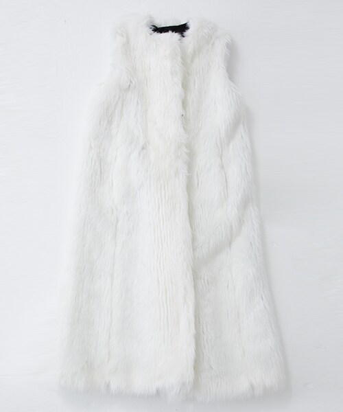 CINOH（チノ）の「【GISELe12月号掲載】〈STUDIOUS限定〉ロングファー 