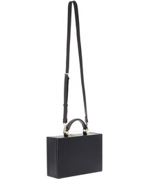 【未使用品！レア！】 Alice and Olivia ハンドバッグ チャーム付 Olivia オリビア トラペーズショルダーバッグ - ノワール