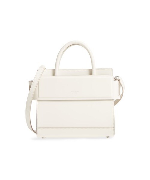 GIVENCHY(ジバンシイ)の「Givenchy Mini Horizon Calfskin Leather Tote - Ivory(トートバッグ・レディース・White・One Size)」の1枚目の写真