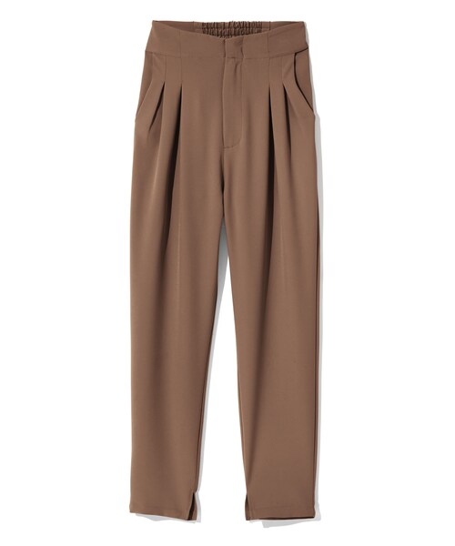 GRL（グレイル）の「ハイウエストクロップドパンツ（その他パンツ・レディース・ブラック/ピンク/ブラウン/グリーン/ネイビー/グレー/ラベンダー/ベージュ/オフホワイト/マスタード/ダークピンク・M）」の4枚目の写真