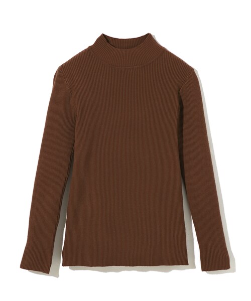 GRL（グレイル）の「ハイネックリブニットトップス（ニット/セーター・レディース・グレー/ブラック/レッド/ブラウン/ネイビー/キャメル/オフホワイト/ダークピンク/ボルドー・M）」の4枚目の写真