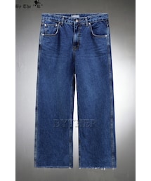 ByTheR | カットオフワイドデニムパンツ(デニムパンツ)