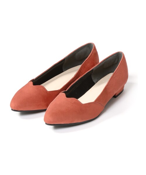 GRL(グレイル)の「スカラップデザインローヒールパンプス(パンプス・レディース・ブラック/ピンク/グリーン/ネイビー/ボルドー/ラベンダー・2L)」の5枚目の写真