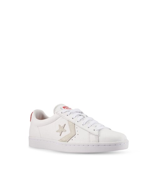 CONVERSE（コンバース）の「Pro Leather 76 Ox Leather Sneakers（シューズ・メンズ・White/Varsity Red・10/5/6/6.5/8/8.5/9）」の2枚目の写真