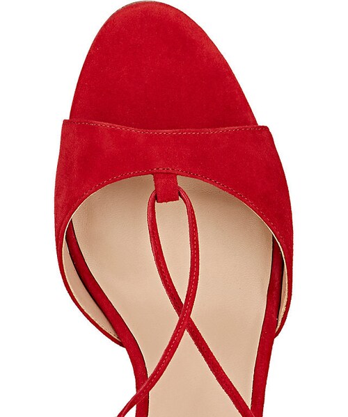 DIANE von FURSTENBERG（ダイアンフォンファステンバーグ）の「Diane von Furstenberg DIANE VON FURSTENBERG WOMEN'S PRIORE SUEDE LACE-UP SANDALS（サンダル・レディース・RED・5/8.5/6.5/9/6/7.5/5.5/9.5/7）」の2枚目の写真