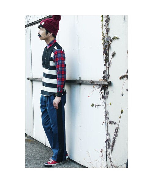 NIRAME.CO（ニラメッコ）の「横暖歩道しゃつ（シャツ/ブラウス・メンズ・その他）」の2枚目の写真