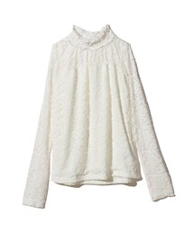 GRL | レースフリルネックトップス(シャツ/ブラウス)