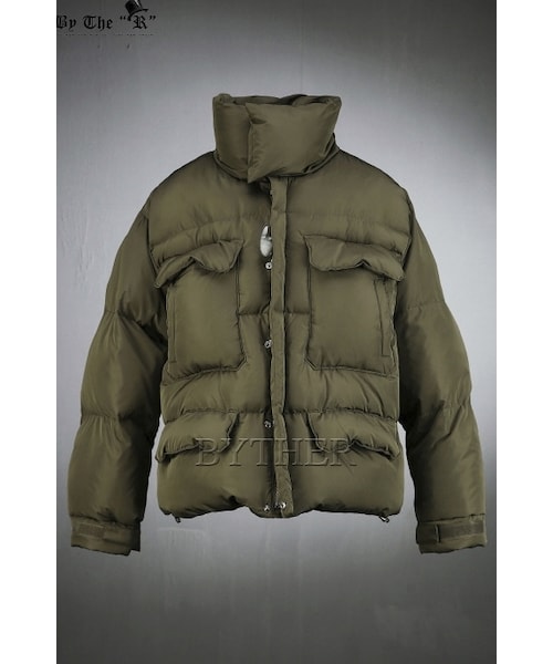ByTheR（バイザアール）の「BIGポケットダックダウンジャケット（ダウンジャケット/コート・メンズ・ブラック/グリーン・FREE）」の2枚目の写真
