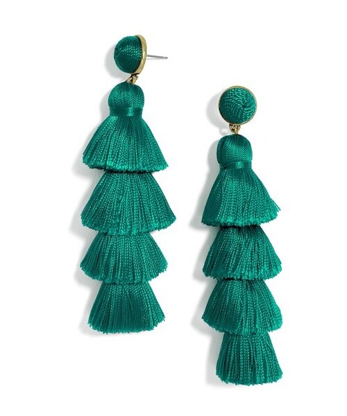 BaubleBar（-）の「Women's Baublebar Gabriela Tassel Fringe Earrings（イヤリング・レディース・Black/Blue/Green/Pink/Purple/Red/White・One Size）」の3枚目の写真