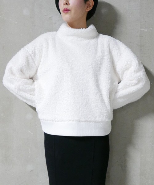 Gap ギャップ の シェルパモックネックプルオーバー ニット セーター Wear Gap ギャップ の シェルパモックネックプルオーバー ニット セーター Wear