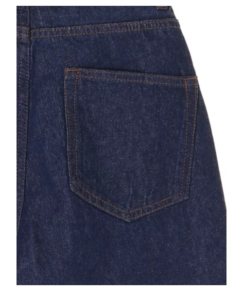 earth music&ecology（アースミュージックアンドエコロジー）の「・ハイウエストワイドデニムパンツ（パンツ・インディゴ/ダークインディゴ・S/M/L）」の12枚目の写真