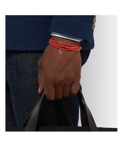 ISAIA（イザイア）の「Isaia Saracino Coral Silver Wrap Bracelet